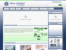 Tablet Screenshot of hos-group.com